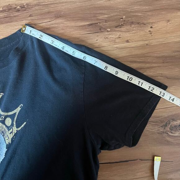 Notorious B.I.G. Black Short Sleeve Baby Biggie Crown T-Shirt Size L Crew Neck - Picture 4 of 6
